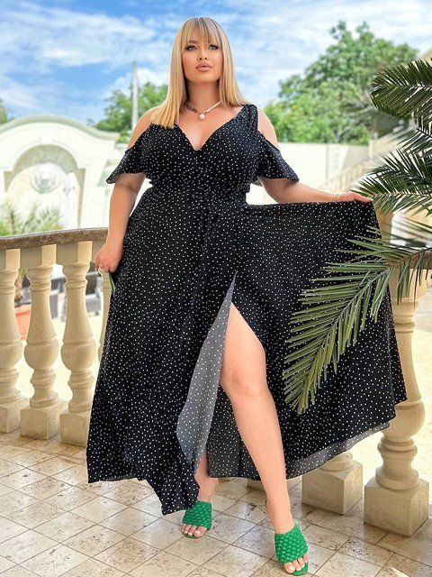 Літня сукня FS-44412-BLK-XL-3XL фото