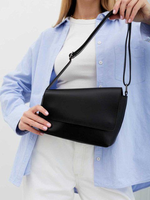 Жіноча сумка асиметричної форми FS-42905-BLK-ONESIZE фото