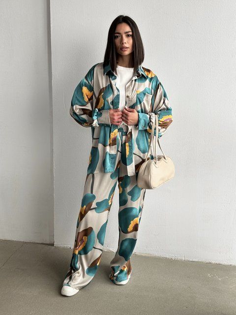 Костюм у піжамному стилі FS-47438-GRY-L-XL фото